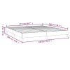 vidaXL Posteľný rám na boxspring bledosivý 180x200 cm zamat