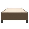 vidaXL Rám na boxspring posteľ tmavohnedý látka 140x190 cm