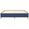 vidaXL Rám na boxspring posteľ modrý 180x200 cm látka