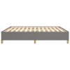vidaXL Rám na boxspring posteľ tmavosivý 180x200 cm látka