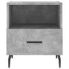 vidaXL Nočné stolíky 2 ks betónovo sivé 40x35x47,5 cm kompozitné drevo