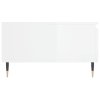 vidaXL Konferenčný stolík vysoký lesk biely 90x60x35 cm kompoz. drevo