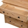 vidaXL Príručná skrinka 80x40x73 cm borovicové drevo Panama