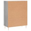 vidaXL Komoda sivý dub sonoma 69,5x34x90 cm kompozitné drevo