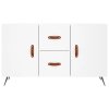 vidaXL Komoda, biela 100x36x60 cm, kompozitné drevo