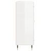 vidaXL Komoda lesklá biela 69,5x34x90 cm spracované drevo