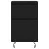 vidaXL Komody 2 ks čierne 40x35x70 cm kompozitné drevo