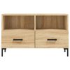 vidaXL TV skrinka dub sonoma 80x36x50 cm spracované drevo
