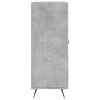 vidaXL Komoda betónovo sivá 69,5x34x90 cm kompozitné drevo