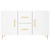 vidaXL Komoda, biela 100x36x60 cm, kompozitné drevo