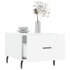 vidaXL Konferenčné stolíky 2 ks lesklé biele 50x50x40 cm kompoz. drevo