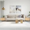 vidaXL Konferenčné stolíky 2 ks dub sonoma 50x50x40cm kompozitné drevo