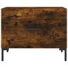 vidaXL Konferenčné stolíky 2 ks dymový dub 50x50x40cm kompozitné drevo