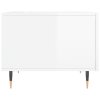 vidaXL Konferenčné stolíky 2 ks lesklé biele 50x50x40 cm kompoz. drevo