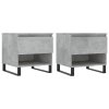 vidaXL Konferenčné stolíky 2 ks betónovo sivé 50x46x50 cm komp. drevo