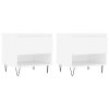 vidaXL Konferenčné stolíky 2 ks biele 50x46x50 cm kompozitné drevo