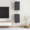 vidaXL TV skrinky 2 ks, sivé 30,5x30x60 cm, kompozitné drevo