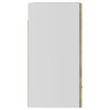 vidaXL Závesné skrinky 2 ks, dub sonoma 50x31x60 cm, kompozitné drevo