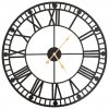 vidaXL Vintage nástenné hodiny s pohonom Quartz kovové 60 cm XXL
