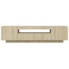 vidaXL TV skrinka s LED svetlami dub sonoma 160x35x40 cm