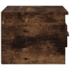 vidaXL Nástenné nočné stolíky 2 ks dymový dub 41,5x36x28cm