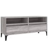 vidaXL TV skrinka sivý dub sonoma 100x34,5x44,5 cm spracované drevo