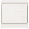 vidaXL Nočné stolíky 2 ks biele 40x30,5x40 cm borovicový masív