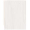 vidaXL Nočné stolíky 2 ks biele 40x30,5x40 cm borovicový masív