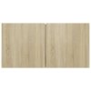 vidaXL Závesné TV skrinky 2 ks dub sonoma 60x30x30 cm