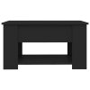 vidaXL Konferenčný stolík čierny 79x49x41 cm spracované drevo