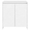 vidaXL Komoda biela 70x41x75 cm spracované drevo