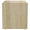 vidaXL TV skrinky 4 ks sonoma dub 37x35x37 cm drevotrieska