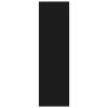 vidaXL Skriňa na knihy/priehradka čierna 80x30x103 cm spracované drevo