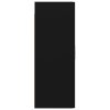 vidaXL Závesná nástenná skrinka čierna 69,5x34x90 cm