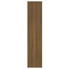 vidaXL Skriňa na knihy hnedý dub 60x30x135cm spracované drevo