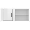 vidaXL TV skrinky 2 ks lesklé biele 80x31,5x36cm spracované drevo