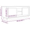 vidaXL TV skrinka biela 102x35x45 cm kompozitné drevo