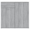 vidaXL Komoda sivá sonoma 80x36x75 cm spracované drevo