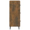 vidaXL Komoda dymový dub 34,5x34x90 cm spracované drevo