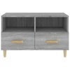 vidaXL TV skrinka sivý dub sonoma 80x36x50 cm spracované drevo
