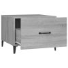 vidaXL Konferenčné stolíky s kovovými nohami 2 ks sivé 50x50x40 cm