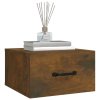 vidaXL Nástenné nočné stolíky 2 ks dymový dub 35x35x20 cm