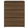 vidaXL Komoda hnedý dub 60x35x76 cm spracované drevo