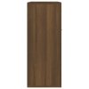 vidaXL Komoda hnedý dub 60x30x75 cm spracované drevo