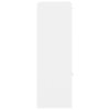 vidaXL Úložná skrinka, biela 60x29,5x90 cm, kompozitné drevo
