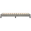 vidaXL Posteľný rám na boxspring bledosivý 80x200 cm, zamat