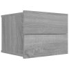 vidaXL Nočné stolíky 2 ks sivý dub sonoma 40x30x30 cm spracované drevo