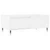 vidaXL Konferenčný stolík biely 90x50x36,5 cm spracované drevo