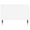 vidaXL Konferenčný stolík biely 90x50x36,5 cm spracované drevo
