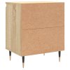 vidaXL Nočné skrinky 2 ks dub sonoma 40x30x50 cm kompozitné drevo